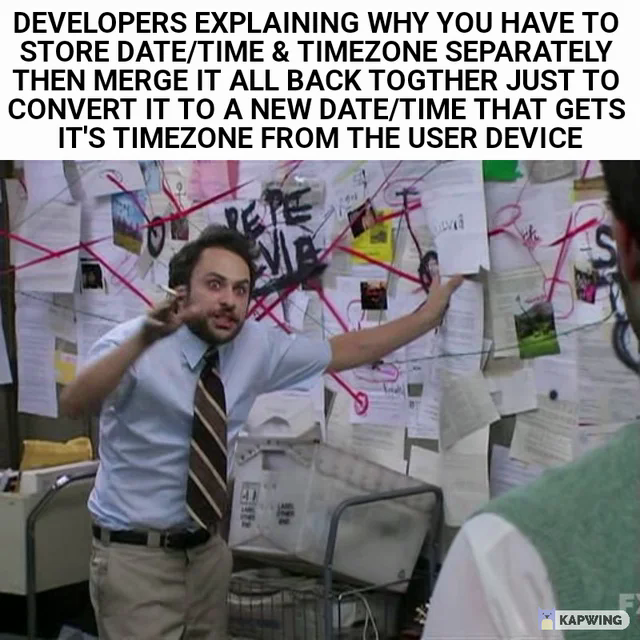 Developers having to explain...