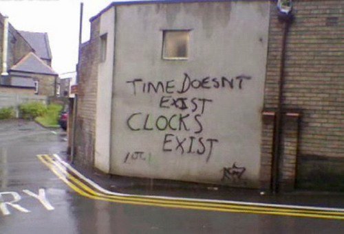Time doesn’t exist. Clocks exist.